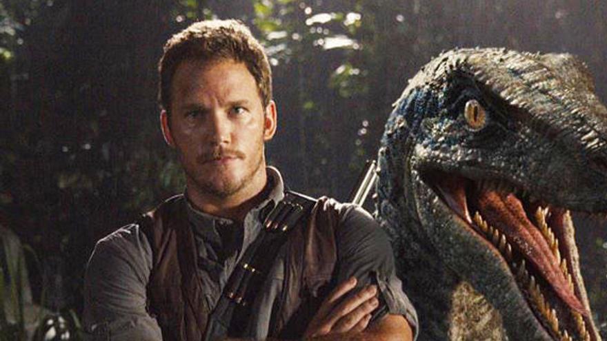 El actor Chris Pratt en &#039;Jurassic World&#039;.