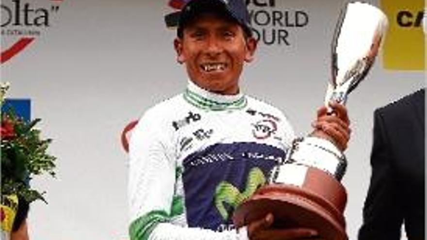 Nairo Quintana, flamant guanyador de la Volta a Catalunya.