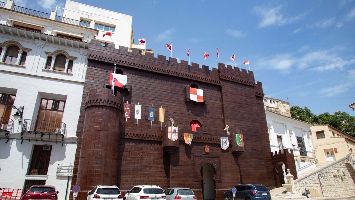Imagen de archivo del Castillo de Fiestas de Ontinyent.