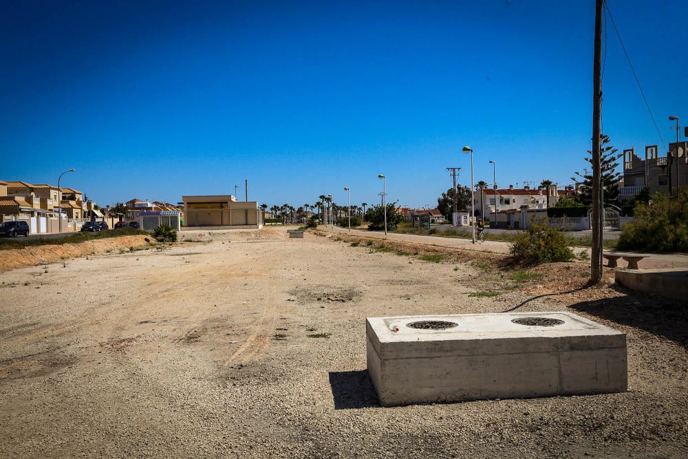 Agamed mejorará la capacidad de las balsas de laminación contra inundaciones para reutilizar más agua de lluvia para riego agrícola en Torrevieja