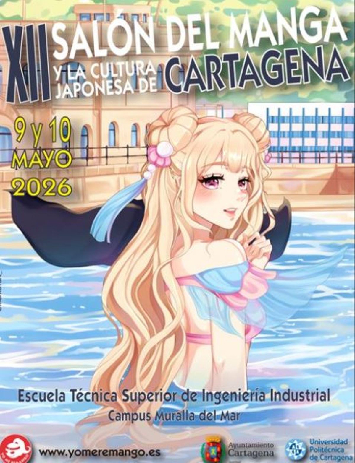 Cartel del Salón del Manga en Cartagena
