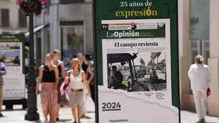 25 años de periodismo en Málaga a través de las portadas de La Opinión
