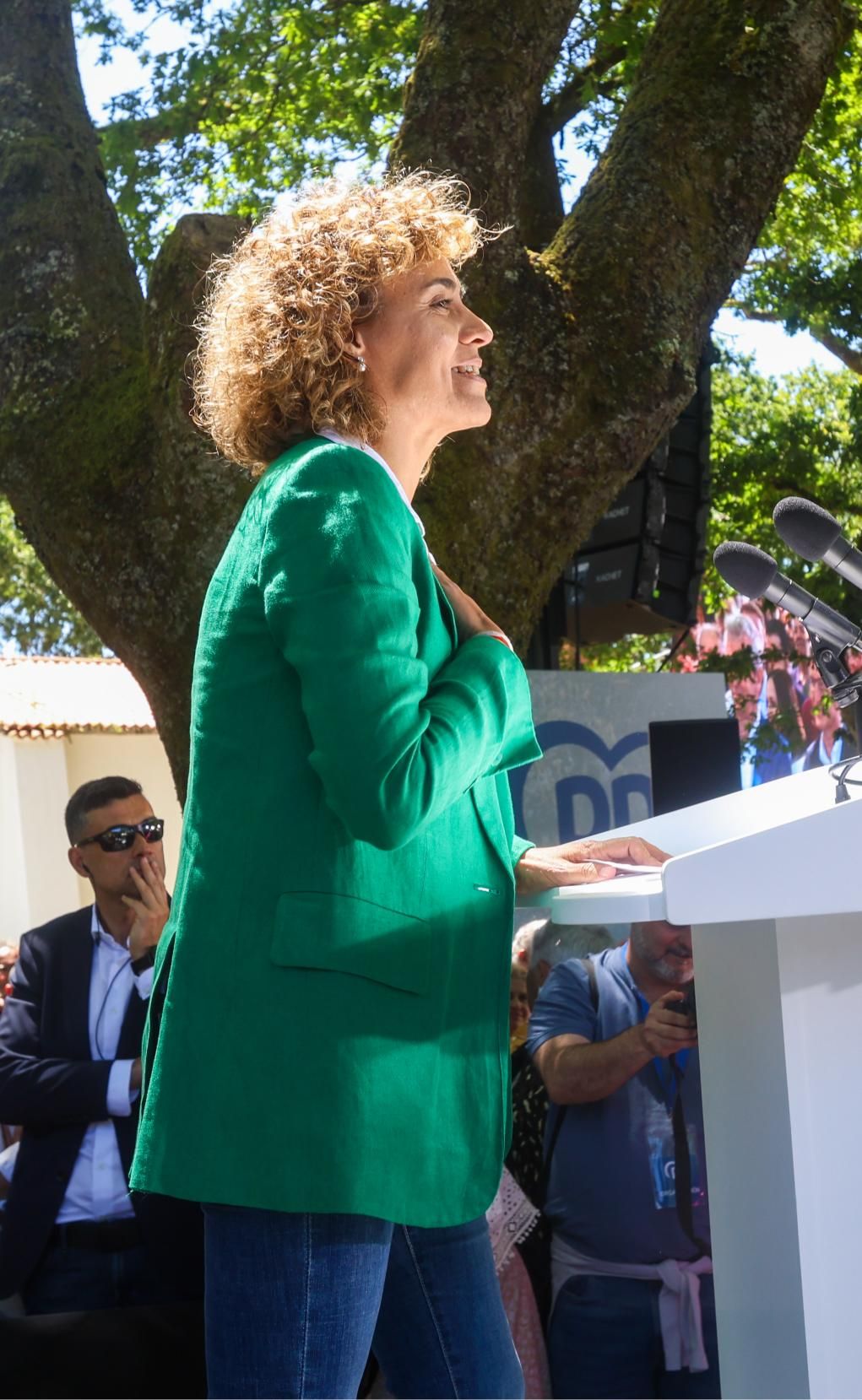 Ursula von der Leyen, de romería con el PP en Galicia
