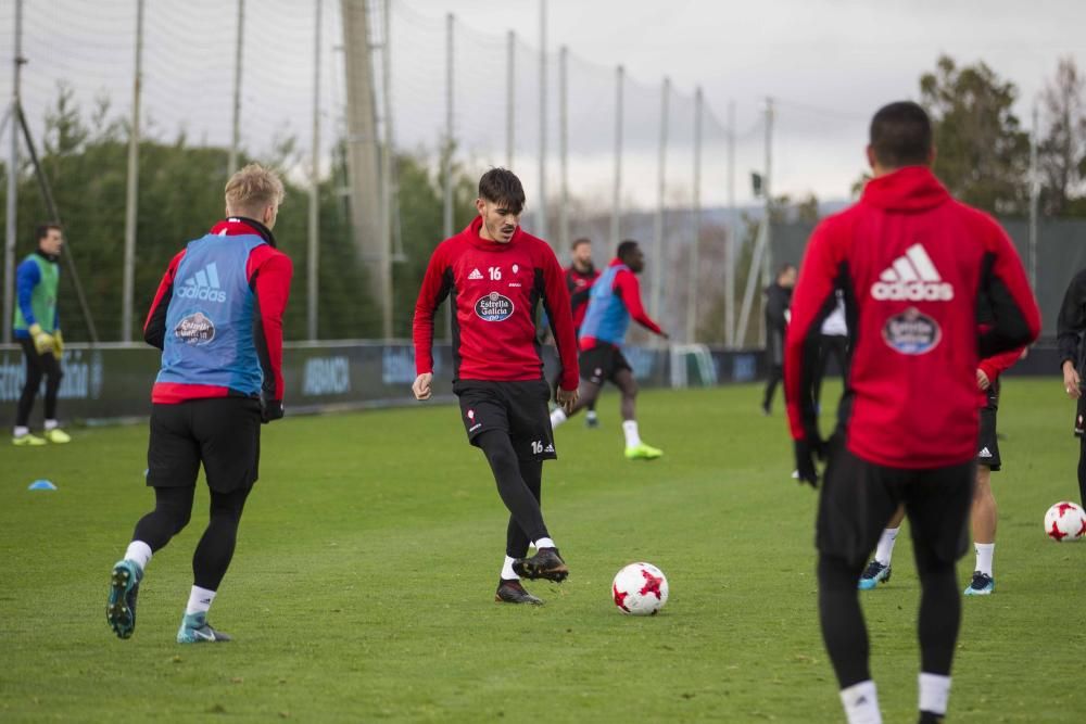 El Celta reanuda los entrenamientos para preparar el encuentro contra el Barcelona en Copa