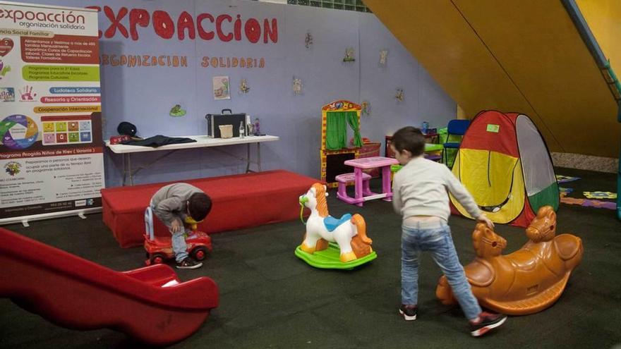 Expoacción inaugura su nuevo parque infantil en el Centro San Agustín