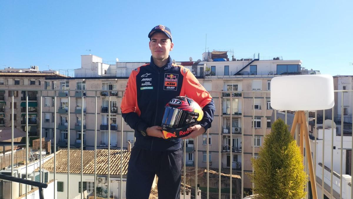 Augusto Fernández, enfundado en los nuevos colores del equipo Red Bull KTM Ajo.