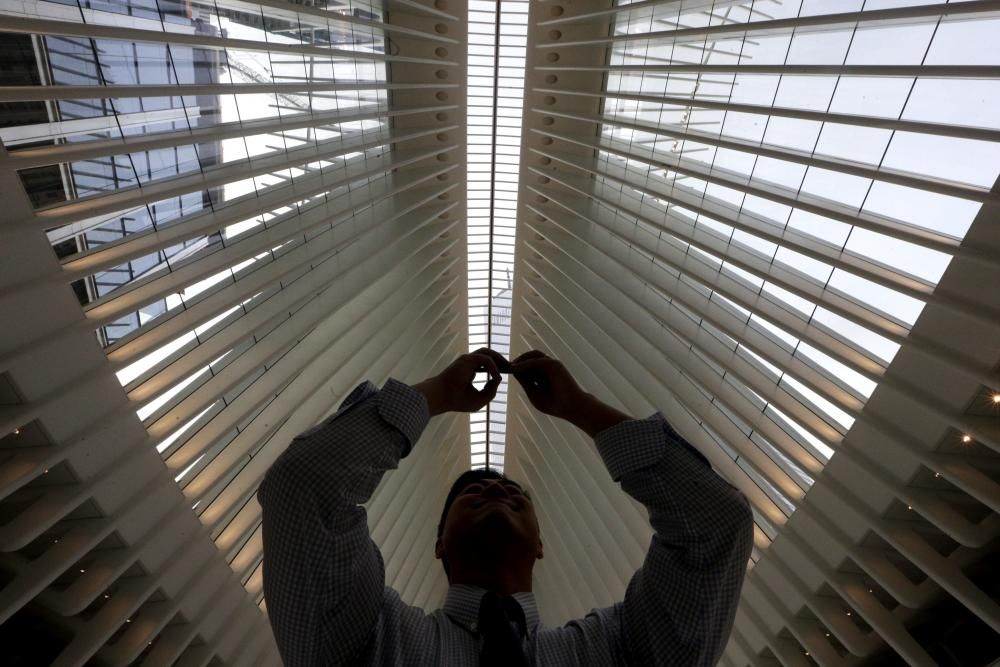 Calatrava "satisfecho" con la nueva estación de Nueva York