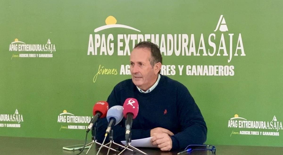 Juan Metidieri, presidente de Apag Extremadura Asaja.