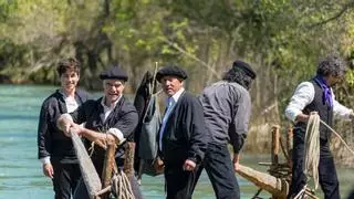 Las nabatas surcan de nuevo el Gállego con una "espectacular" navegación por los rápidos