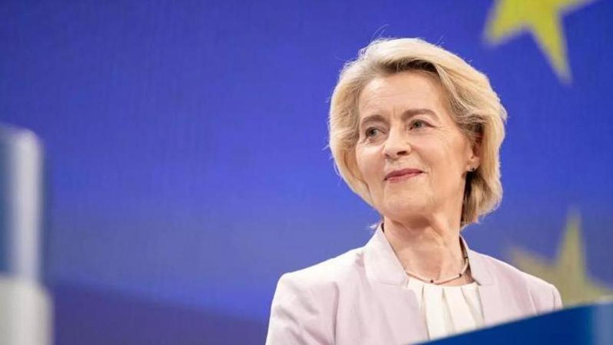 La presidenta de la Comissió Europea, Ursula von der Leyen