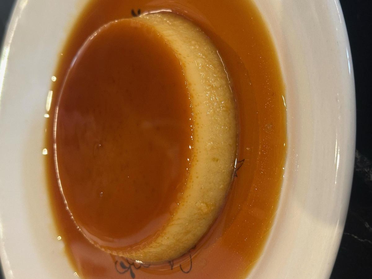 Flan de almendra