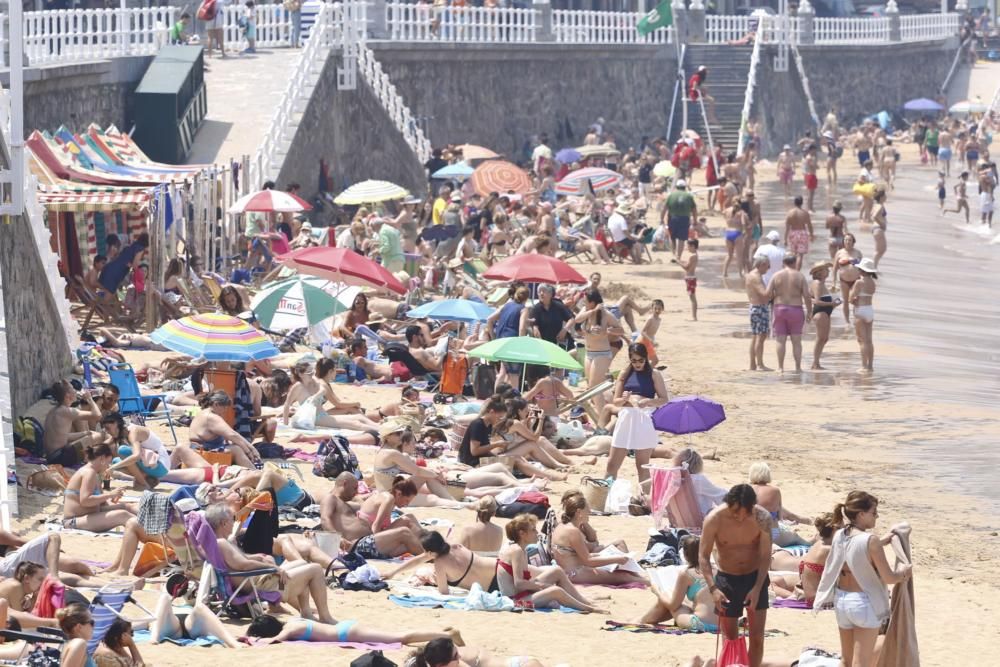 Ola de calor en Asturias