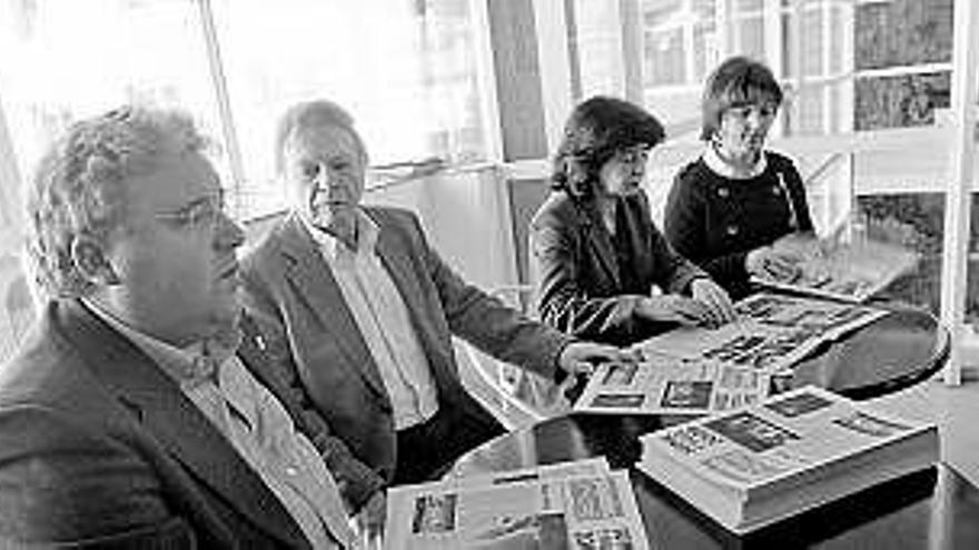 Román Antonio Álvarez, Antonio Ripoll, Zaida González y Julia Rodríguez.