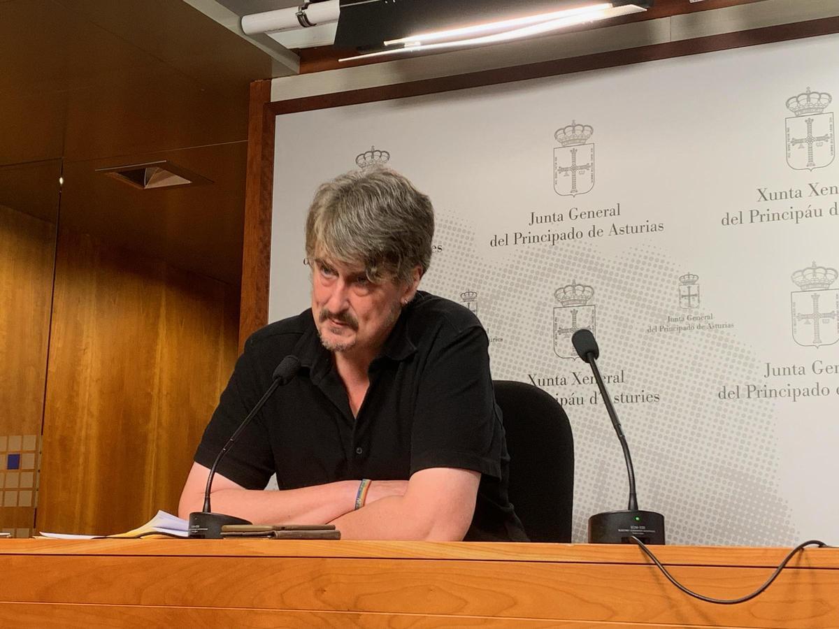 Xabel Vegas, en Oviedo.