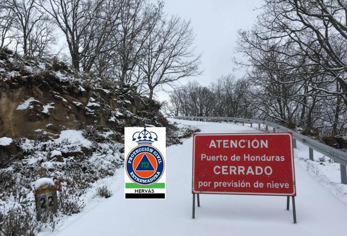 Nieve en el norte de Cáceres: Tornavacas, Piornal y La Garganta