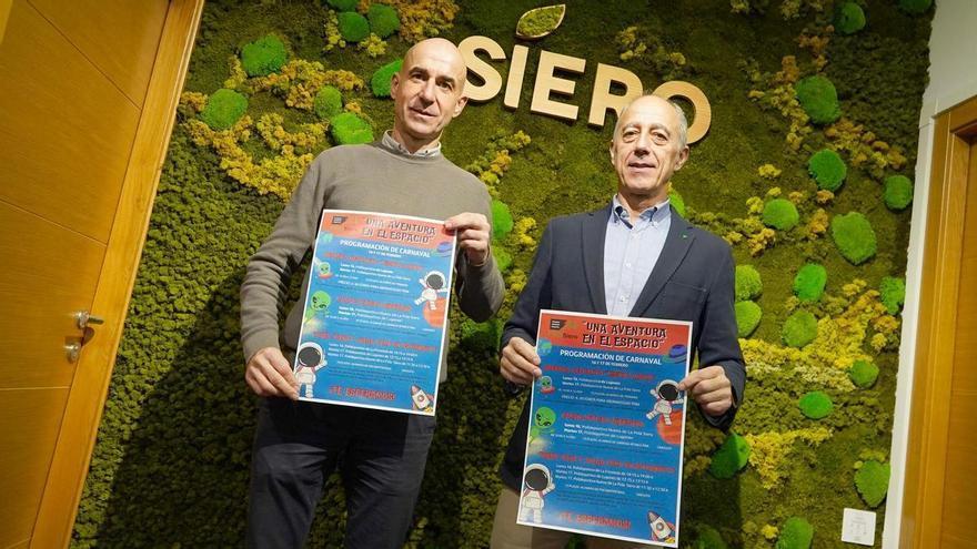 El Carnaval también es una "aventura en el espacio" en Siero, con actividades deportivas en la Pola, Lugones y La Fresneda