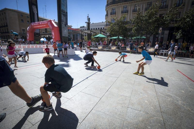 Día del Deporte en la Calle en la Plaza del Pilar de Zaragoza