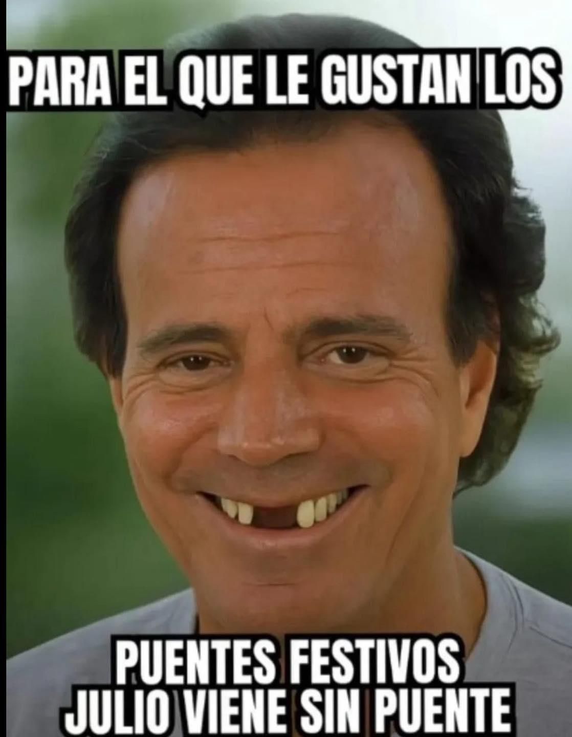 Este primero de mes es el día de Julio Iglesias... y lo sabes