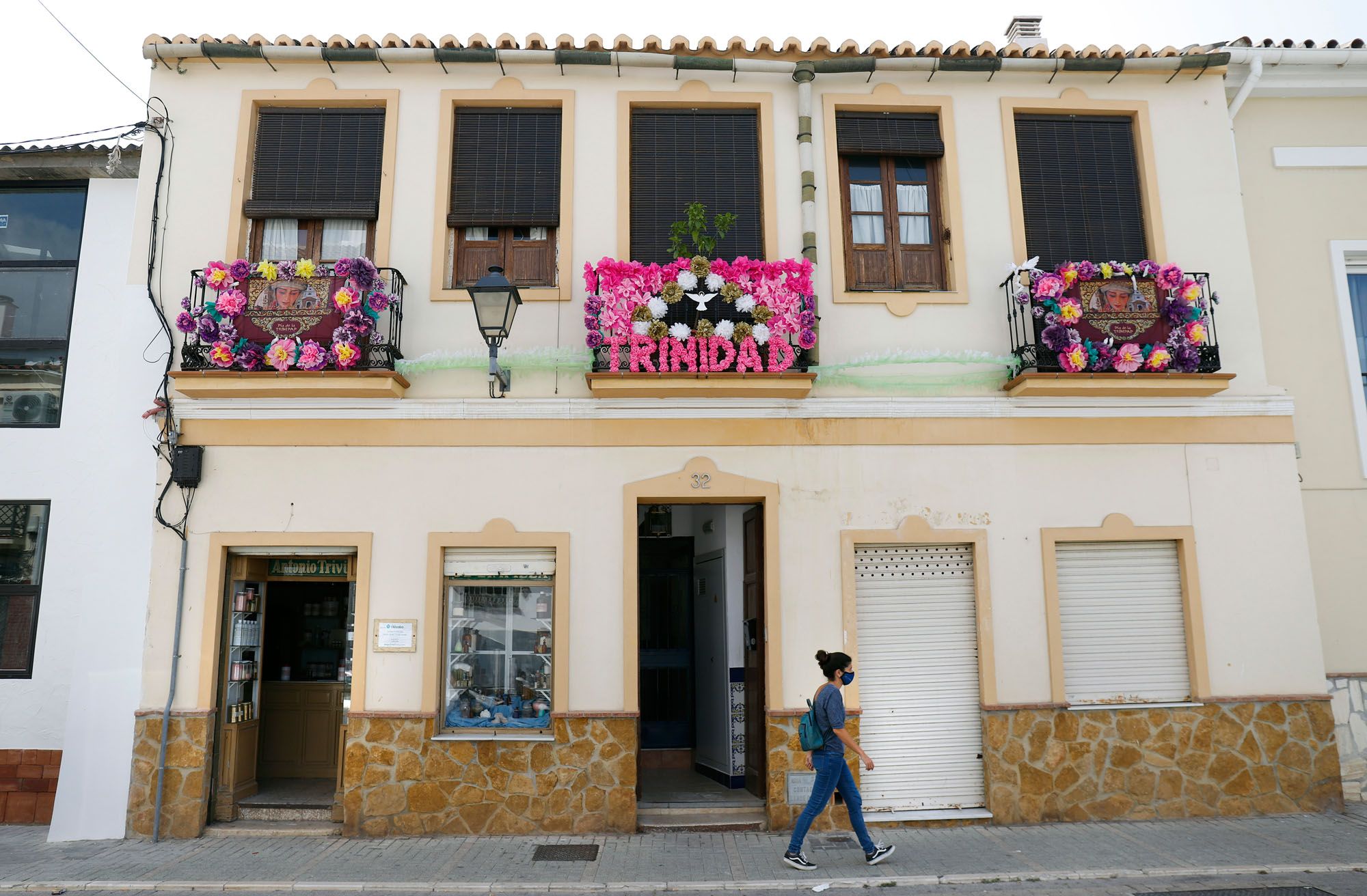 Concurso de balcones del barrio de la Trinidad