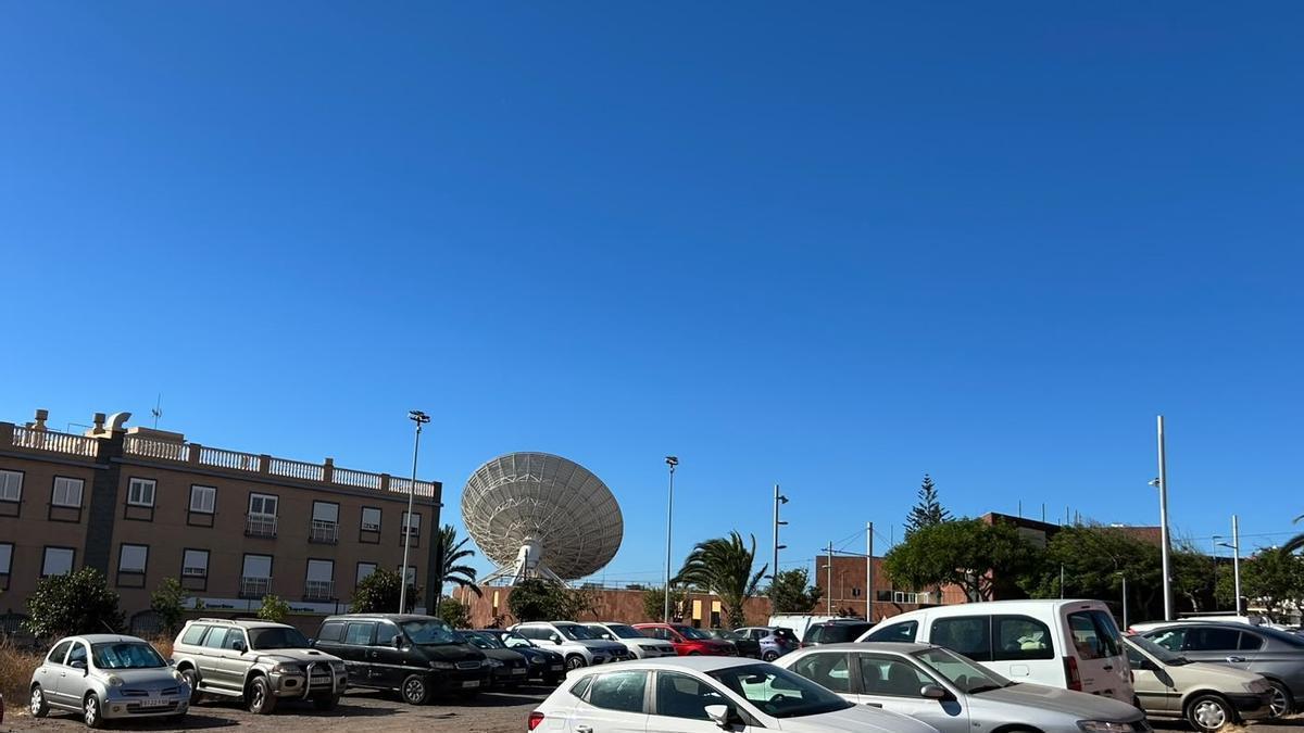 El solar cedido al Servicio Canario de la Salud.