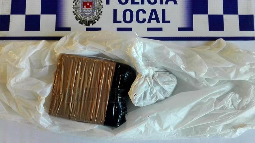 Droga interceptada por la Policía Local