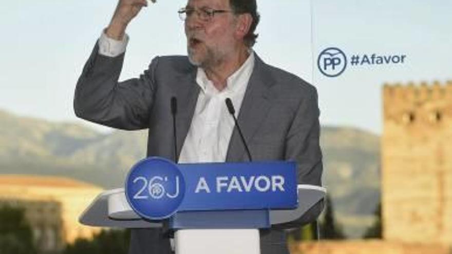 Rajoy cerrará la campaña electoral en la Comunidad con un gran acto en Valencia