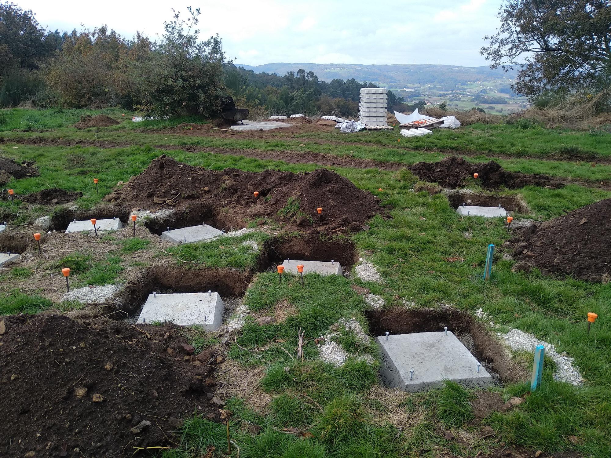 Estado de las obras en el Castrro de Toiriz