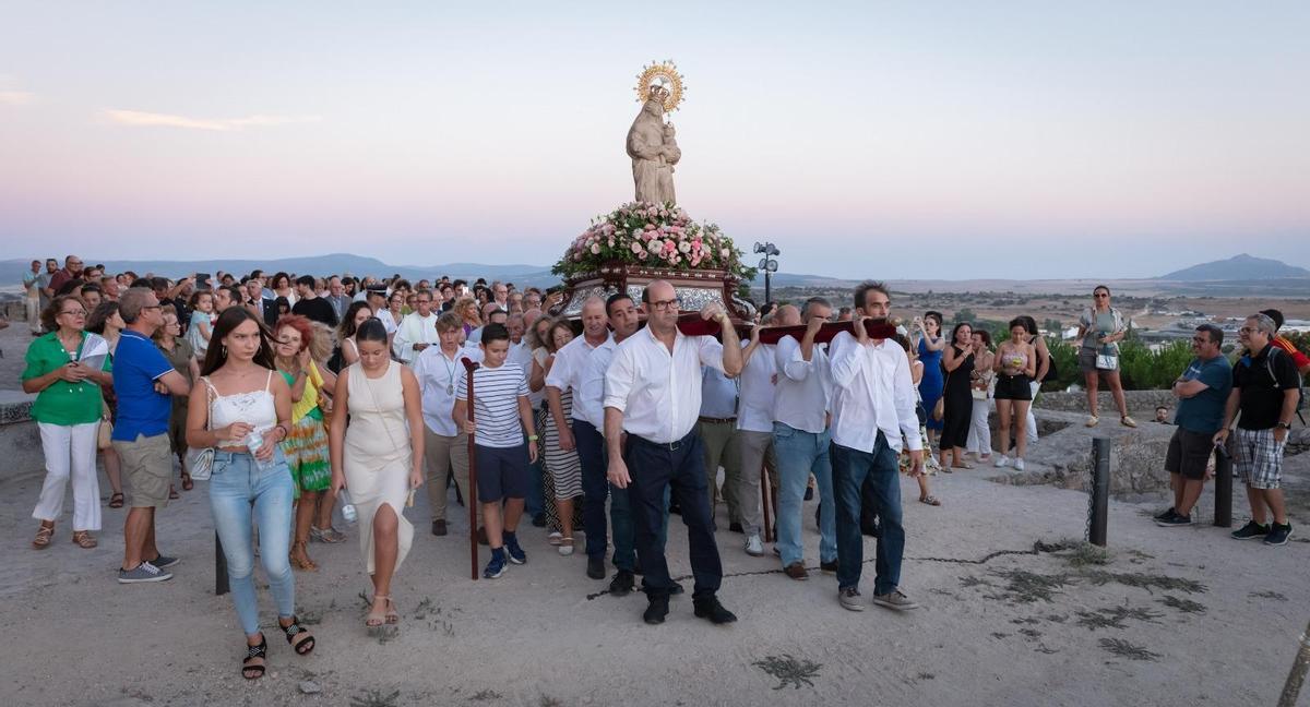 Procesión de la Virgen de la Victoria.