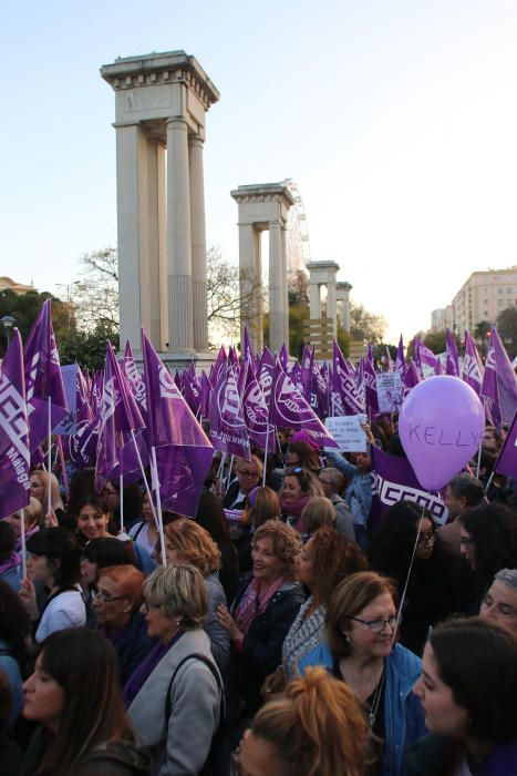 Manifestaciones por el 8M en Málaga