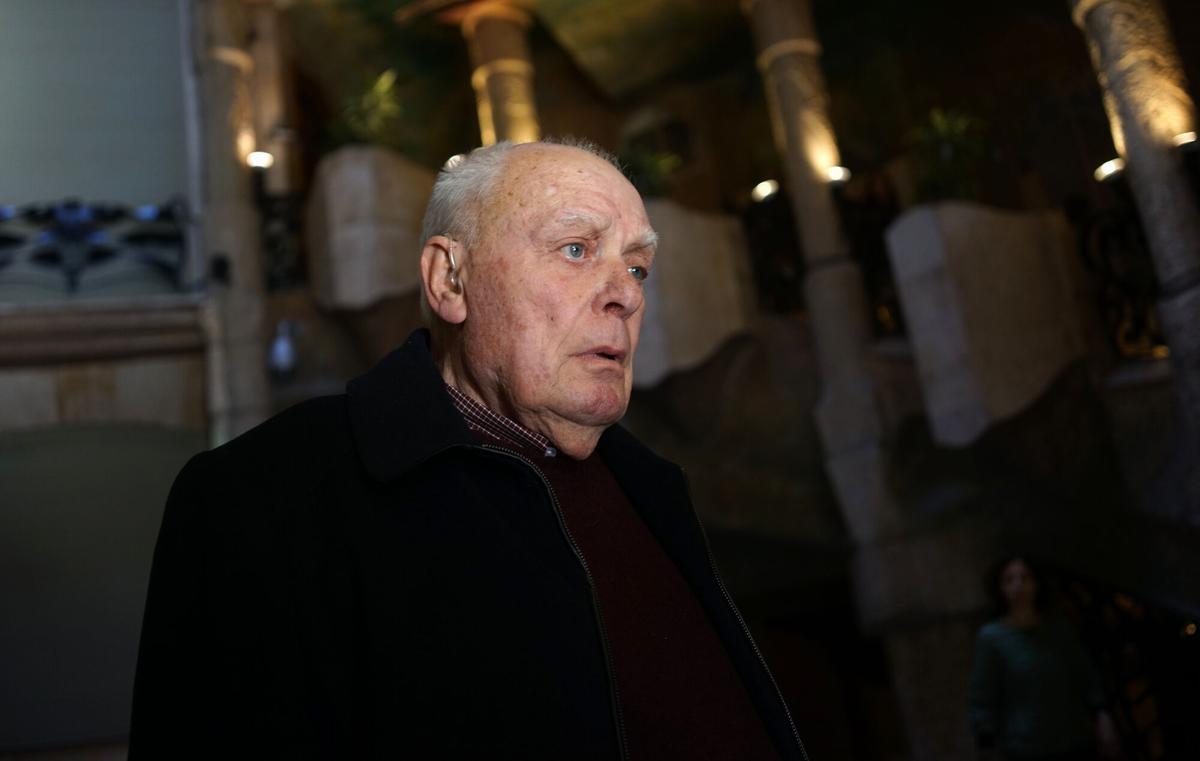 Barcelona 26/11/2019. Rueda de prensa de António Lobo Antunes en la Pedrera.FOTÓGRAFO SERGI CONESA