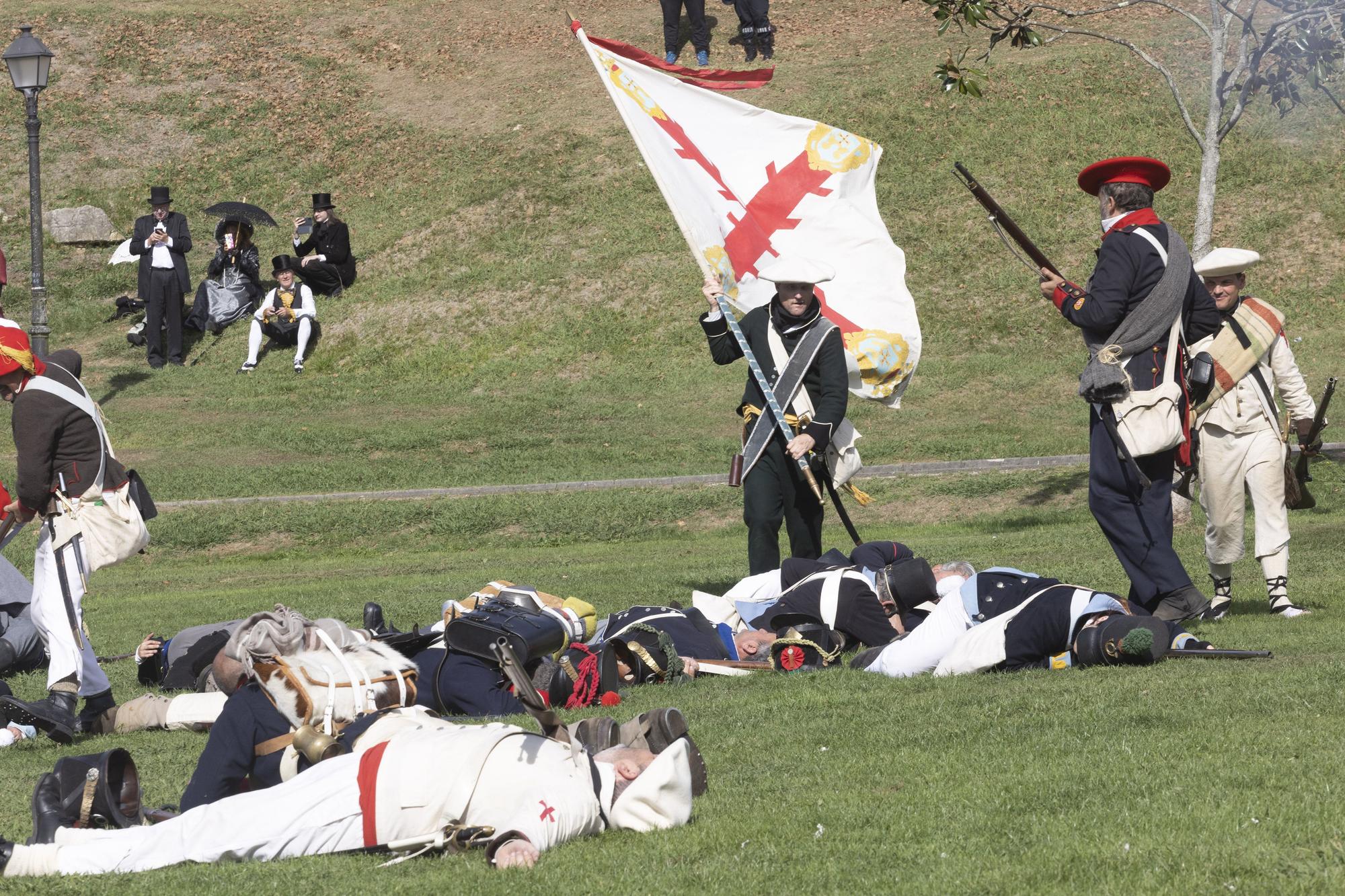 EN IMÁGENES: Así fue la recreación de la batalla del Desarme, en Oviedo