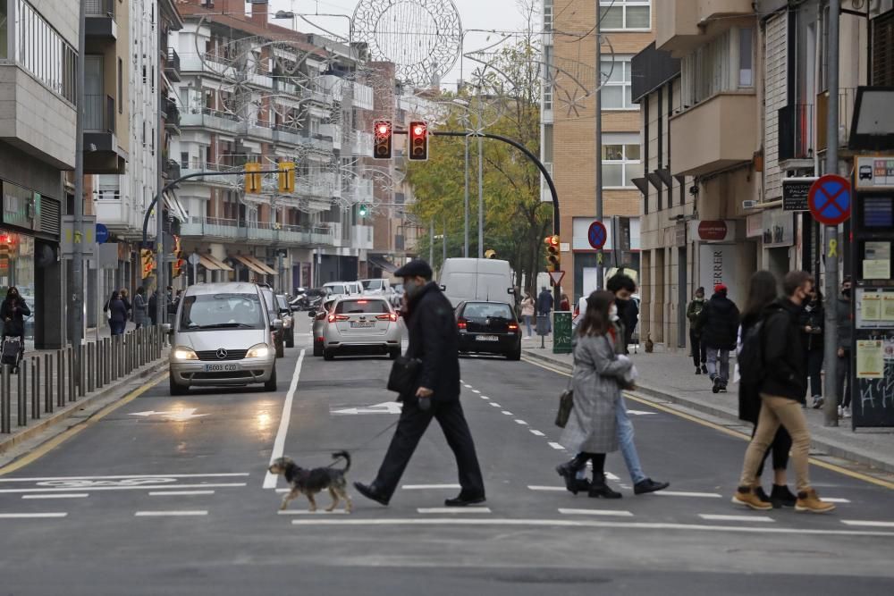 Reobre el carrer Migdia de Girona