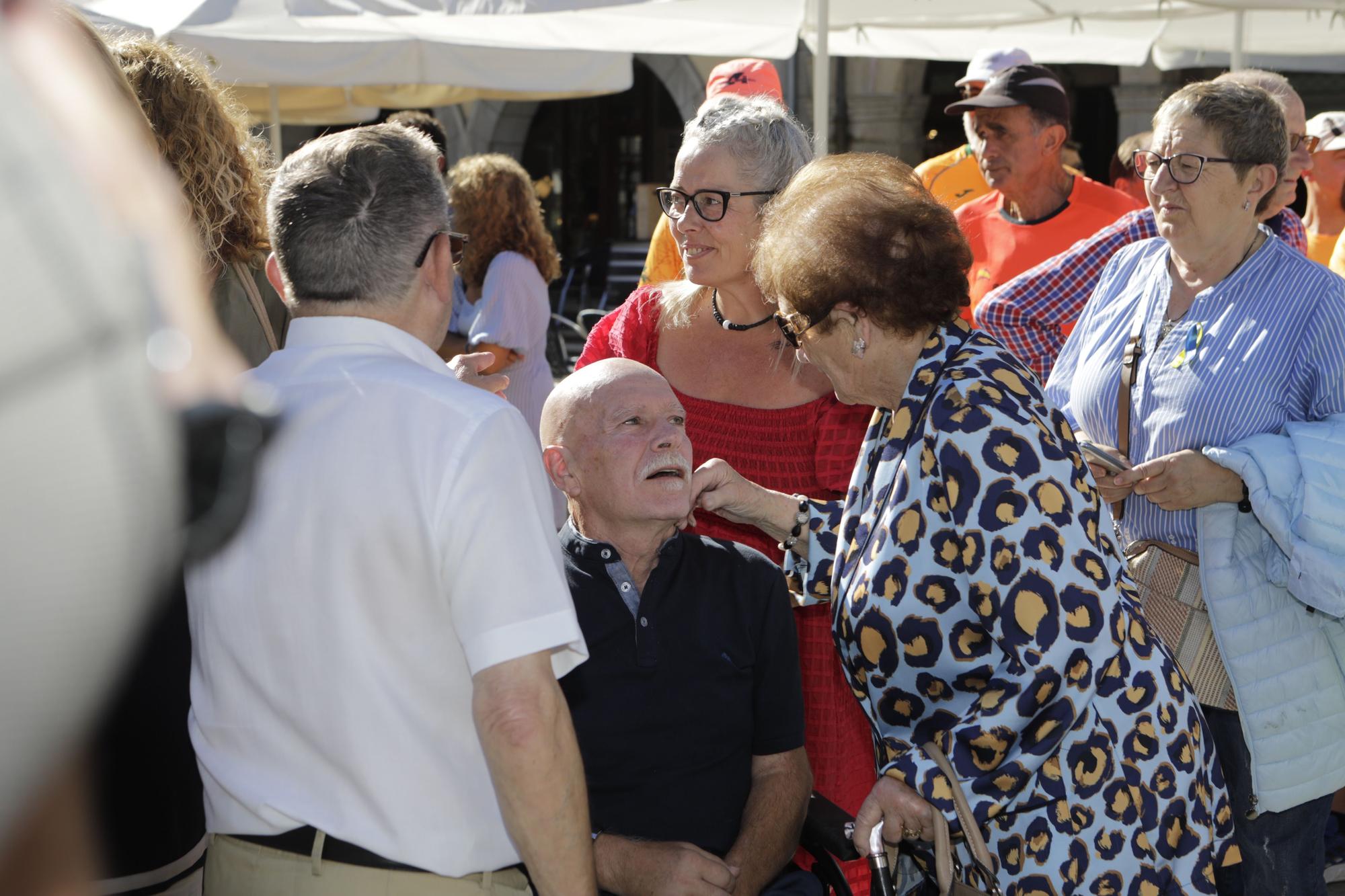 Avilés homenajea a Dacal en el 50º. aniversario de su bronce en Múnich