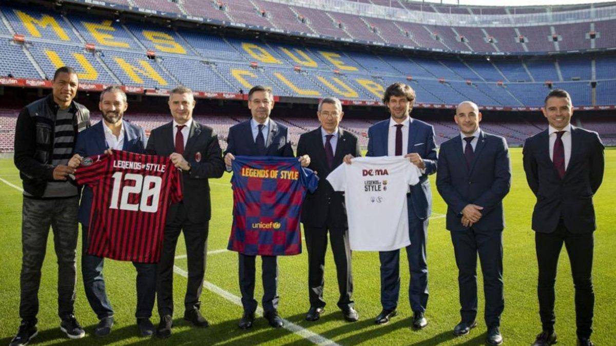 'Legends of Style', la gira de los equipos de leyendas del Barça y Milan