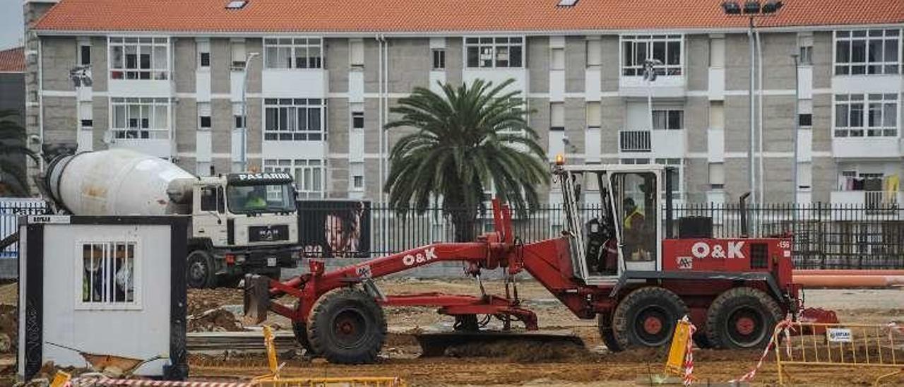 La actividad en la finca está siendo intensa. // Iñaki Abella