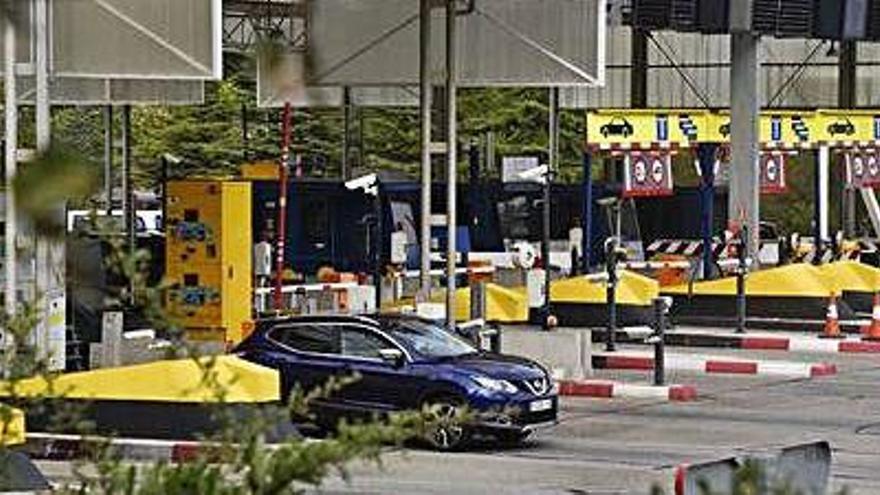 Peatge de l&#039;autopista C-16 a l&#039;altura de Sant Vicenç-Castellbell