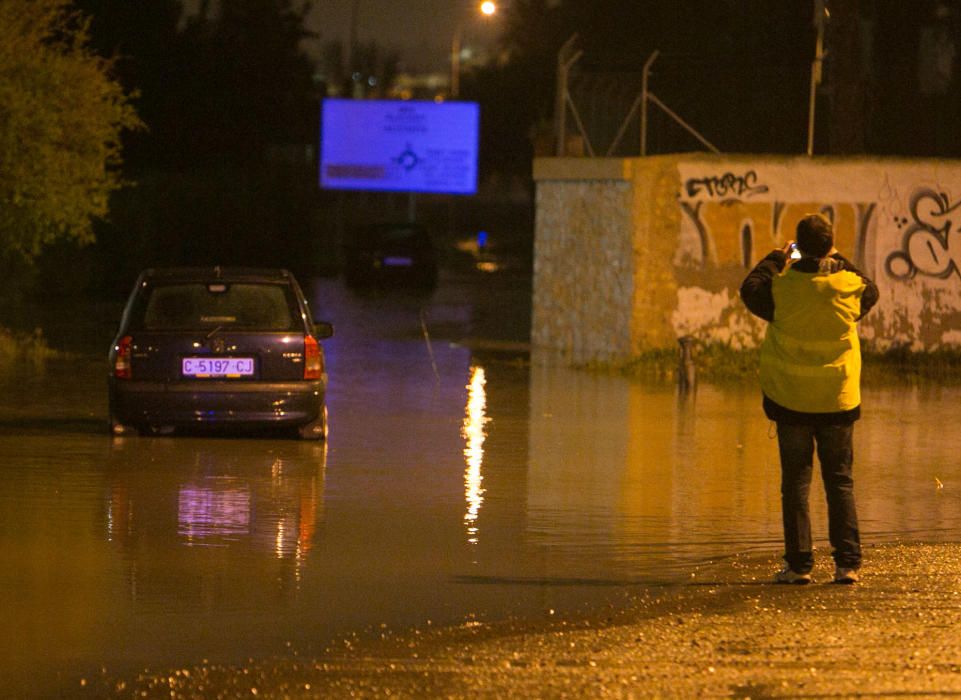 El temporal inunda Alicante