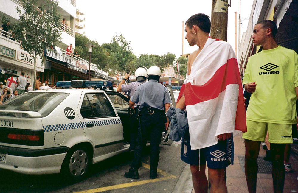 Los primeros 'hooligans' de Magaluf