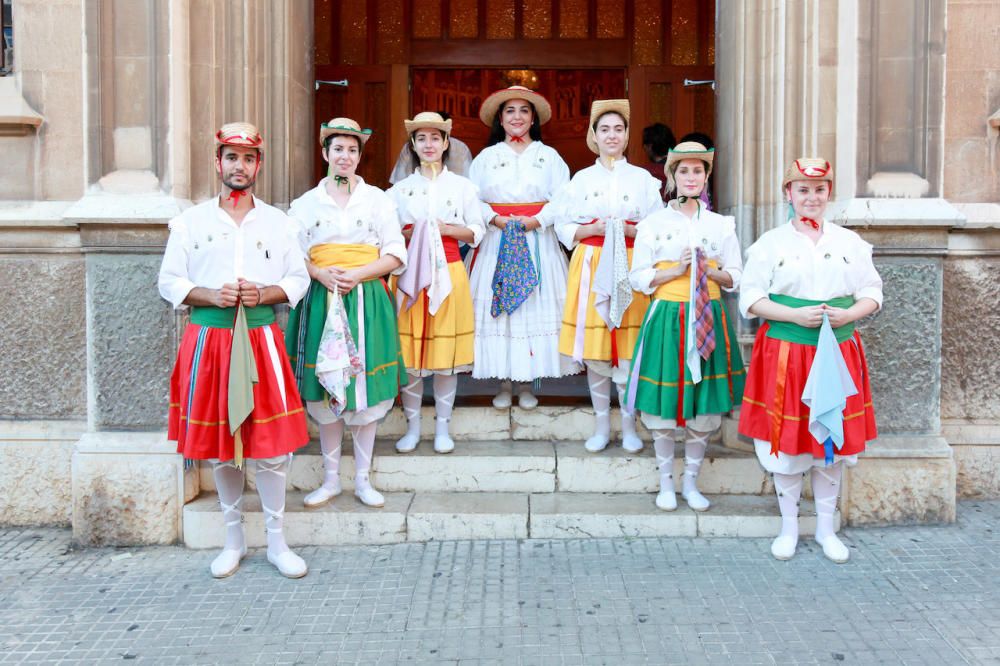 Procesión del Carmen por calles de Santa Catalina