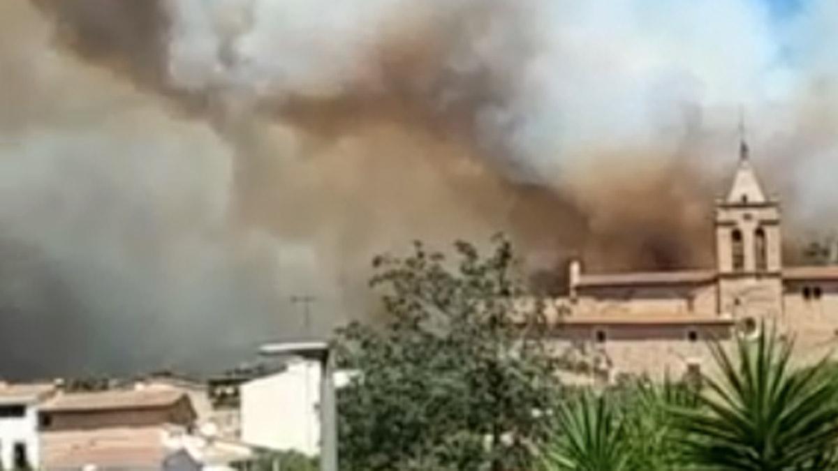 Incendio de Sant Feliu de Guíxols