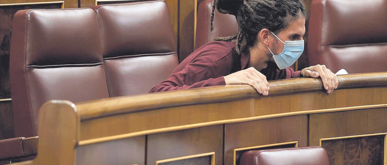 Alberto Rodríguez en el Congreso.