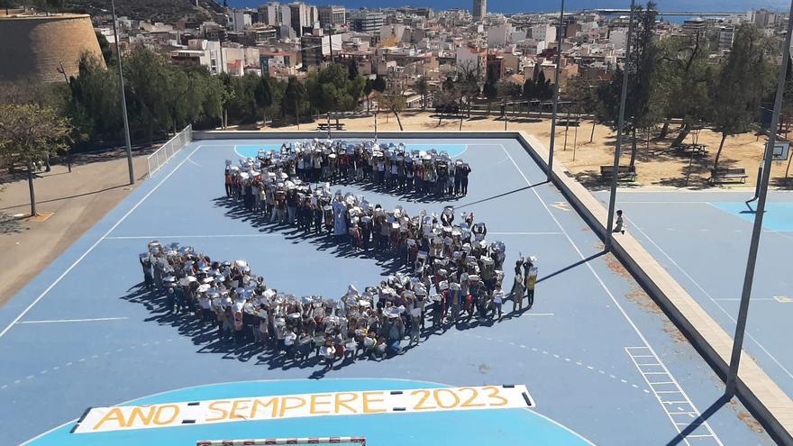 Homenaje a Eusebio Sempere en el colegio La Aneja