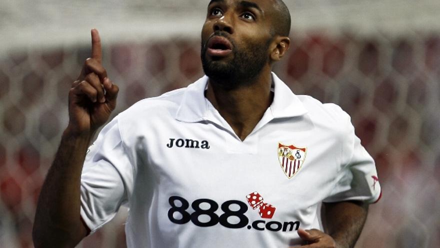 El jugador del Sevilla, Kanouté.