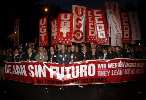 MANIFESTACIÓN EN MADRID CON MOTIVO DE LA HUELGA GENERAL