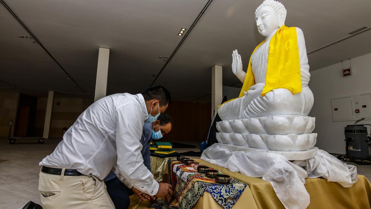 La réplica del Gran Buda está en el Museo de Pedrilla.