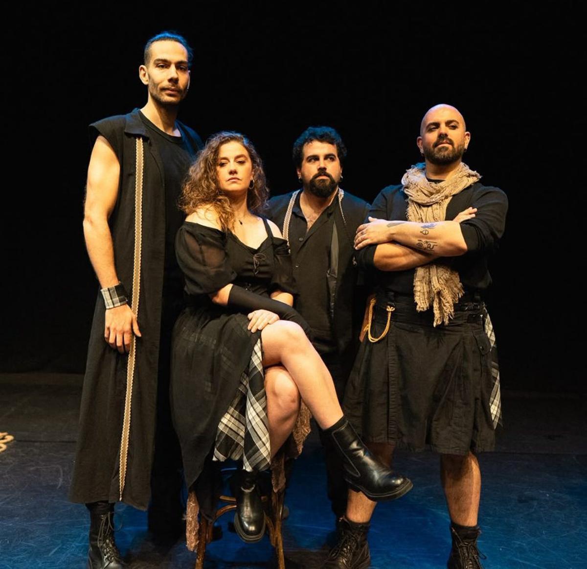 El grupo Improversados, de Santiago de Compostela. | CEDIDA