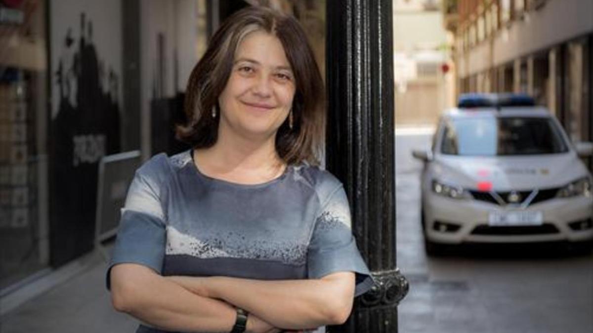 La escritora Rosa Ribas, en Barcelona.