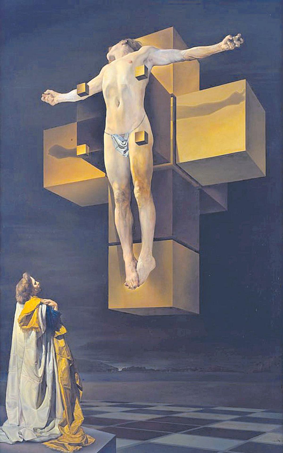 El «Crist hipercúbic» (1954) és al Metropolitan de Nova York.