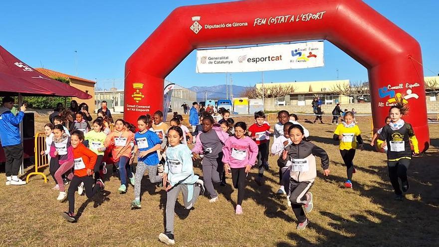 Una prova del circuit comarcal de cros, a Navata