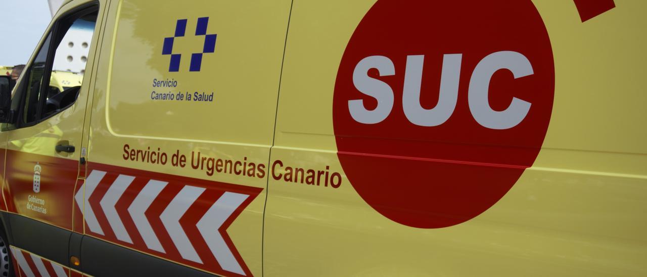 Una ambulancia del SUC.